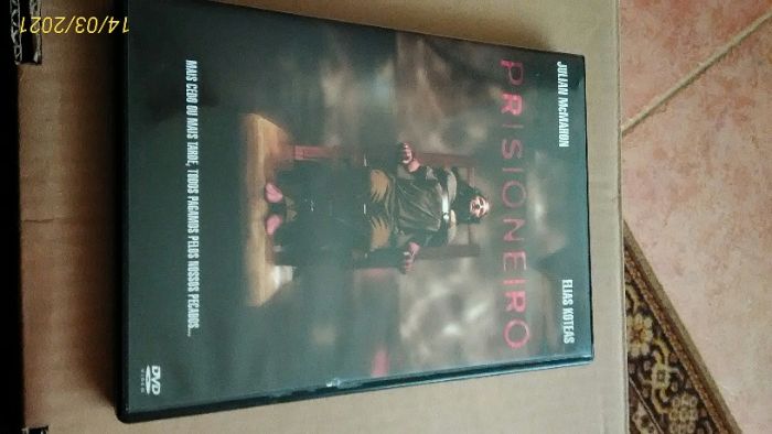 Dvd PRISIONEIRO Filme Julian Macmahon Elias Koteas Terror David Alford