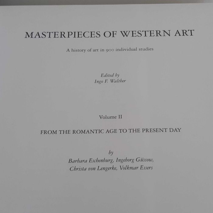 2 Livros Grandes Masterpieces of Western Art - Taschen