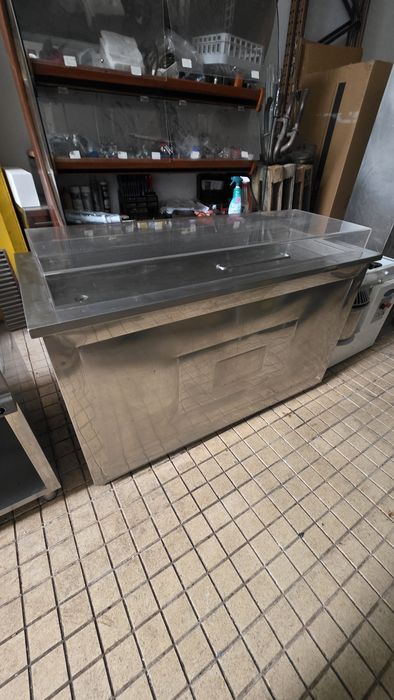Vitrine refrigerada expositor peixe