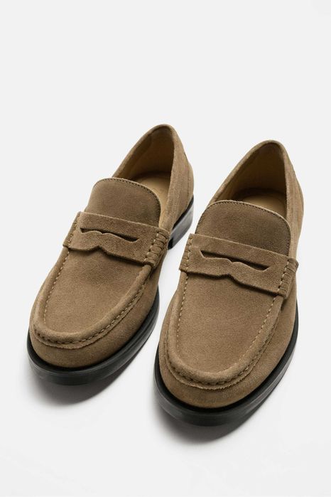 Шкіряні лофери Zara (p. 43)