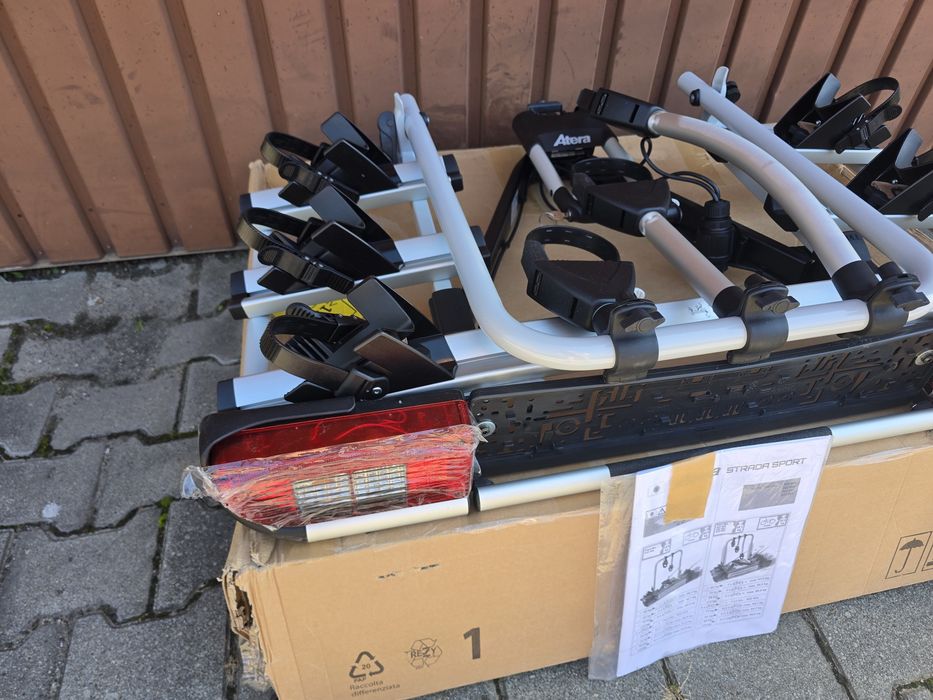 Bagażnik rowerowy na 3 4 rowery hak Atera Strada Sport 2/3 SEV platforma