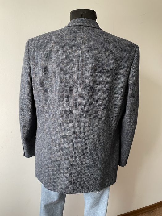 Piękna  marynarka męska wełniana, tweed, L/XL, 100% wełna Woolmark