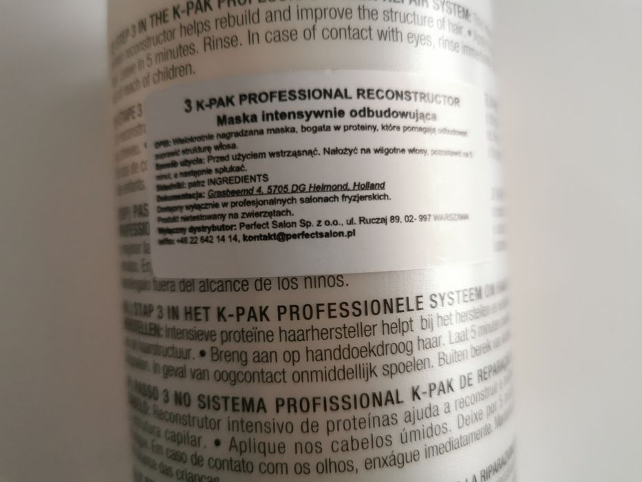 Joico maska intensywnie odbudowująca 1L