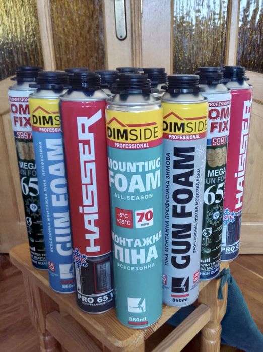 Професійна Монтажна Піна DimSide 860 мл.
