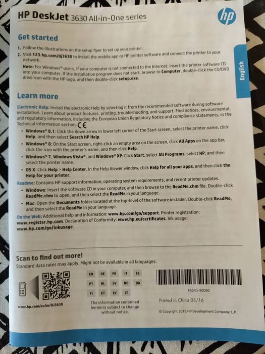 Impressora HP DeskJet 3639