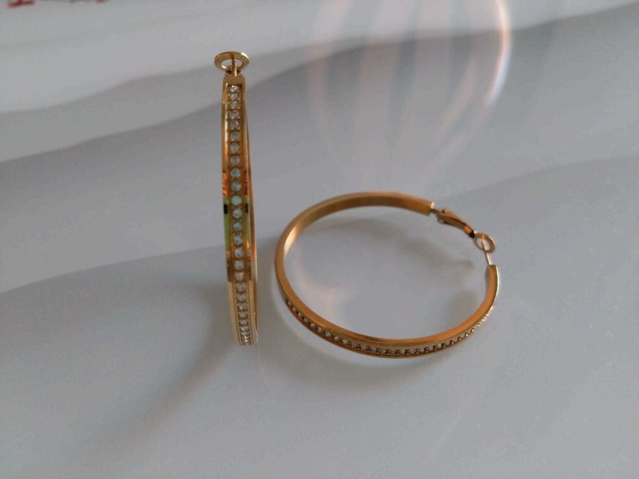 Guess kolczyki (koła 5 cm)