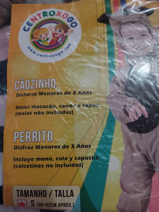 Fato de carnaval cachorro super giro unissexo