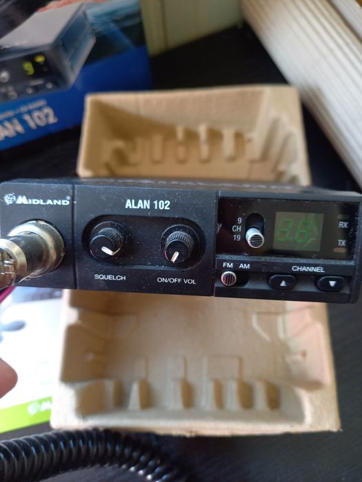 CB radio Midland Alan 102 plus antena