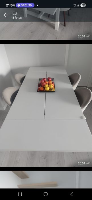 Mesa de jantar extensivel