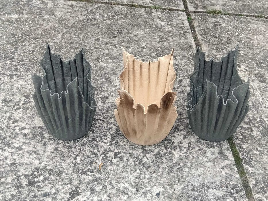 Mam do sprzedania donice z cementu i ręcznika piękne ozdoby