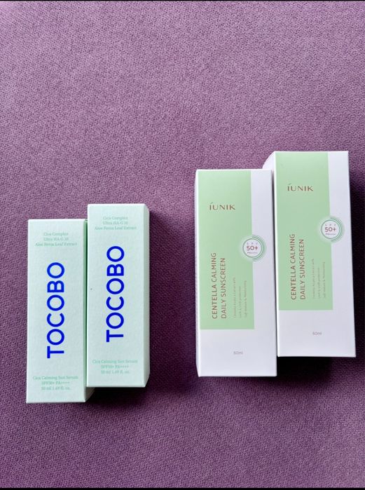 iUNIK Centella Calming Daily Sunscreen SPF 50, Tocobo spf