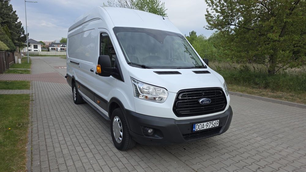 Ford Transit  Super Stan L4h3 Kamera Cofania Tempomat Ledy Klima PDC 131kM FV23%