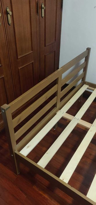 Estrutura de cama 120x200 cm VidaXL