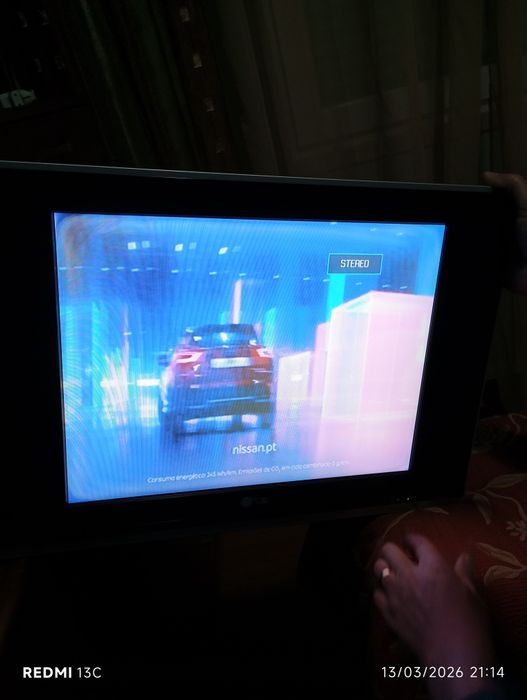 Televisão com defeito