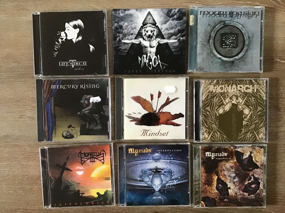 CDs metal , gótico, rock, letra L+ M todos a 2€