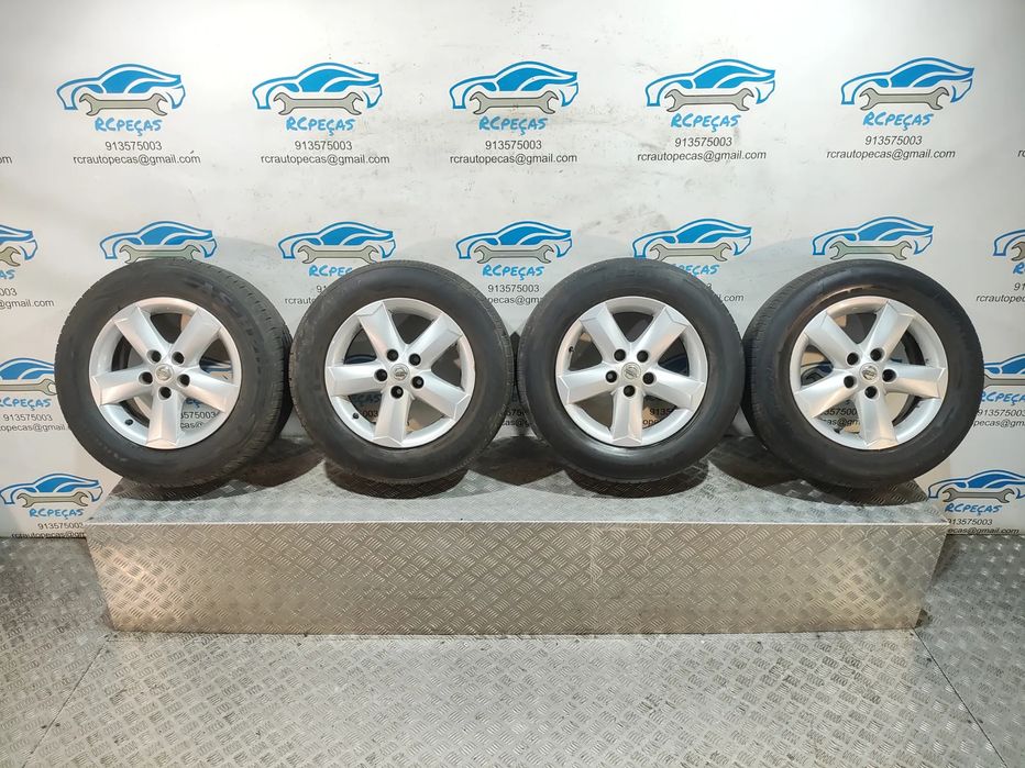 Conjunto Jantes 16 Originais Nissan Qashqai 1 J10 6,5J ET40 5x114,3