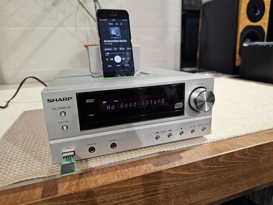 Ресивер Sharp XL-HF202PH Bluetooth/USB/2х50Вт