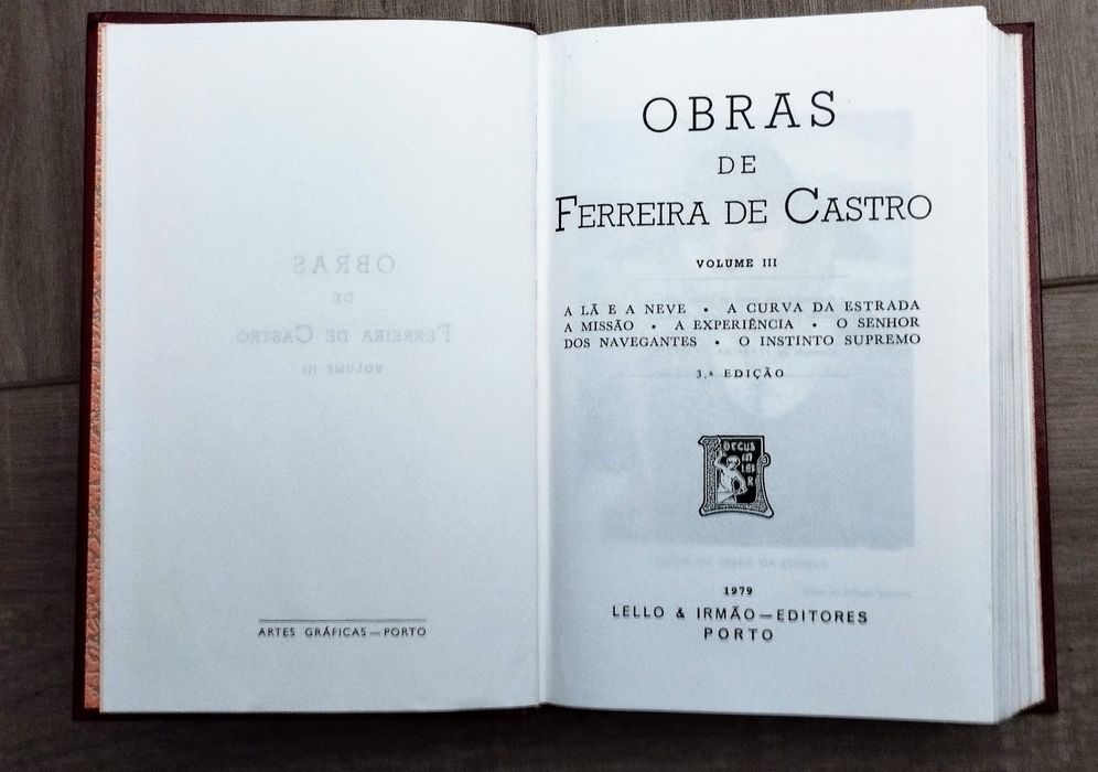 Obras Completas de Ferreira de Castro