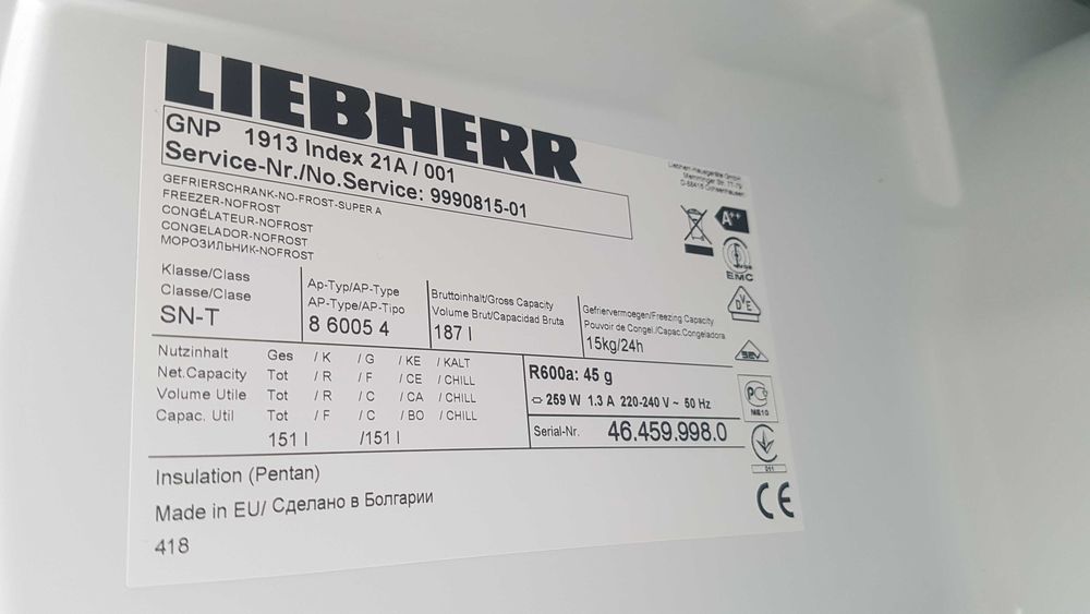 zamrażarka Liebherr GNP 1913