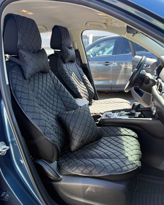Універсальні накидки на сидіння авто Premium алькантара 3D