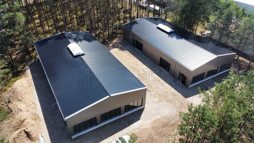 Izolowana Hala Stalowa 15x30x4m Magazynowa Produkcyjna Dostawa HALSTAR