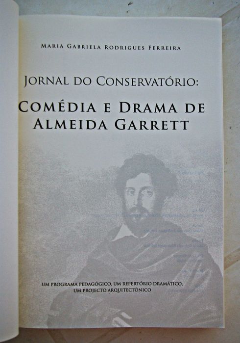 Jornal do Conservatório: Comédia e Drama de Almeida Garret