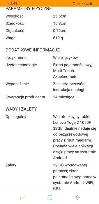 Lenovo yoga2new LTE+ OKAZJA!!!