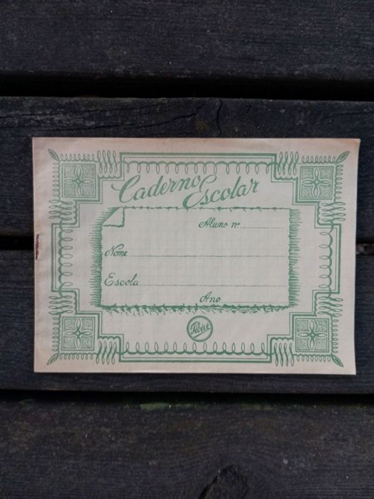 Caderno Escolar Antigo PêBêCê (Anos 50)