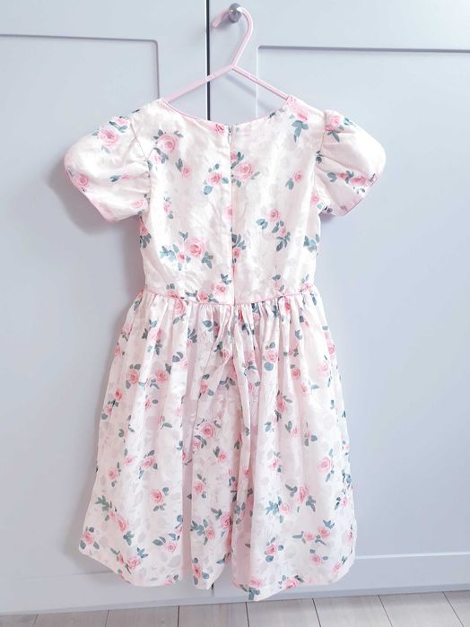 Sukienka retro vintage w róże Littlemiss 122 128