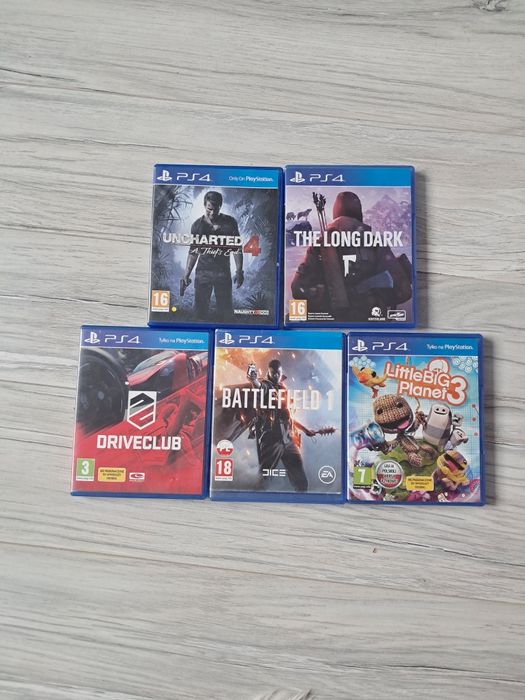 Gry ps4 można  auta i uncharted za 50zl