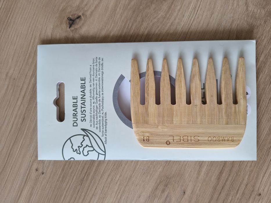 Grzebień bambusowy do włosów