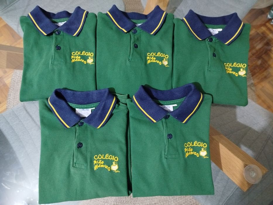 4 Polos manga comprida, Pião Mágico. 6 anos