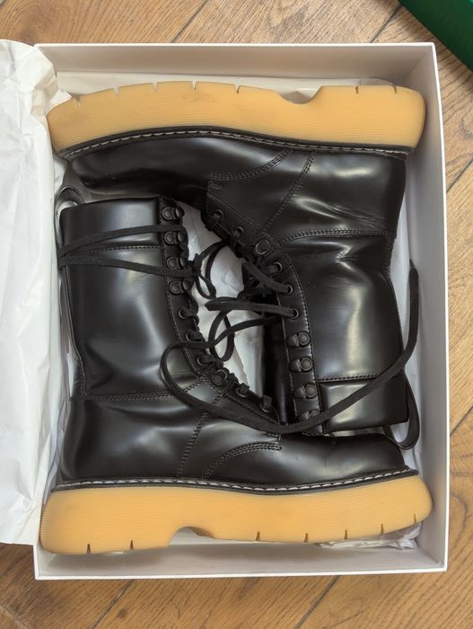BOTTEGA VENETA The Bounce Boots (nowe botki/workery, czarne, r. 41)