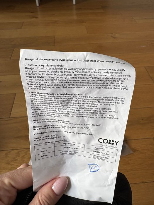 Nowe Okulary Taktyczne Przeciwsłoneczne WTU 1/WOBWSM