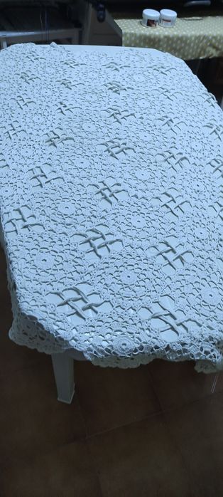 Toalhas de renda antigas