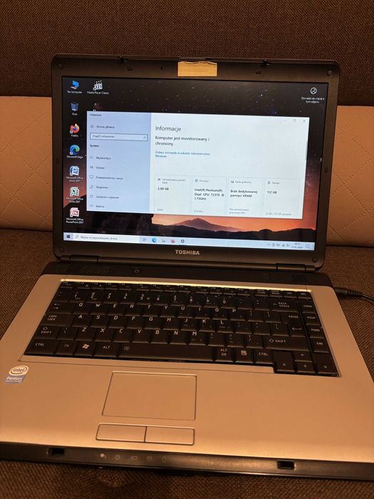 Toshiba Satellite L300-11G z dyskiem SSD