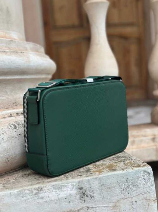 Барсетка Lacoste Сумка Зелена 25х17 см