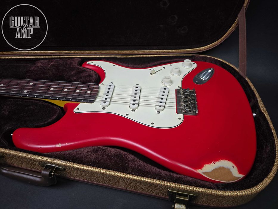 Nashguitars S63 Dakota Red Medium Relic Stratocaster Custom Shop
