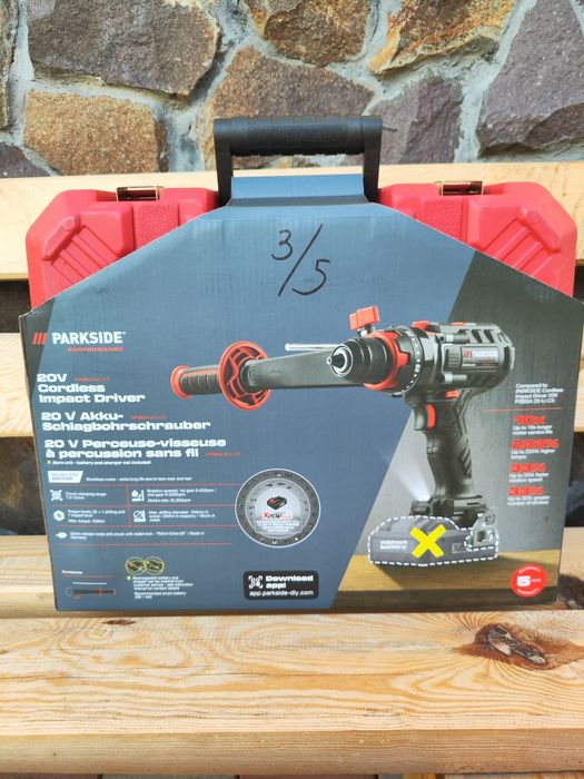 Потужний шуруповерт PARKSIDE PERFORMANCE PPSBSA 20-Li C3 150Нм