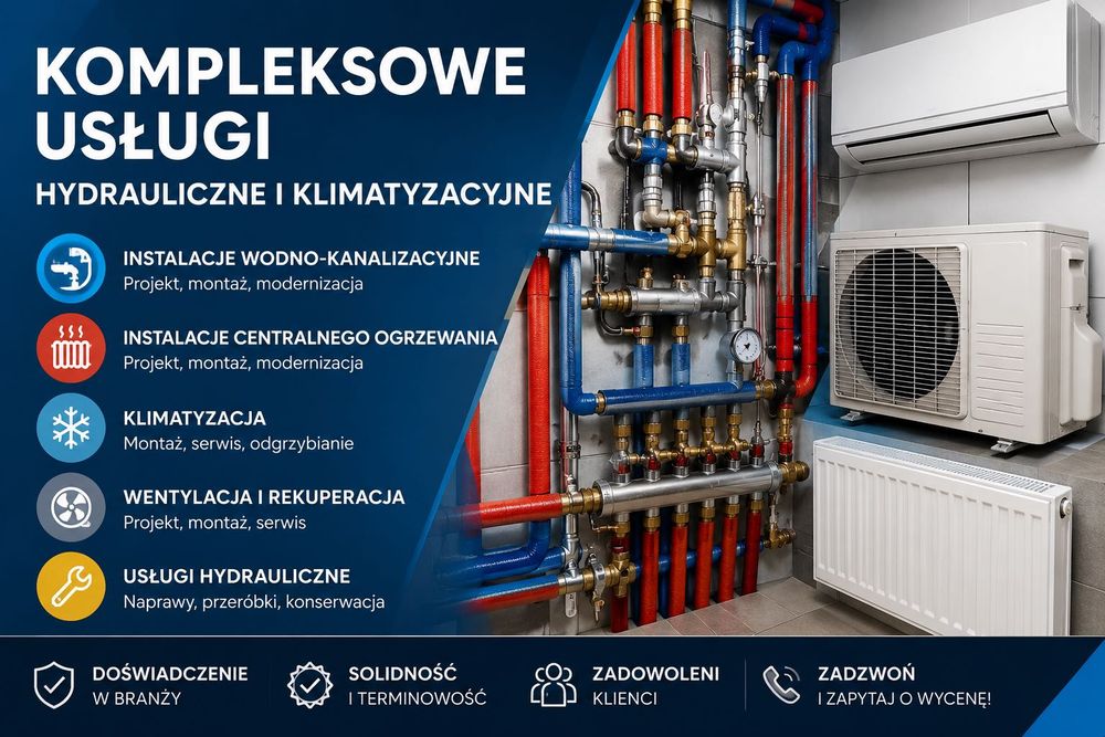 Kompleksowe Usługi Hydrauliczne i Klimatyzacyjne
