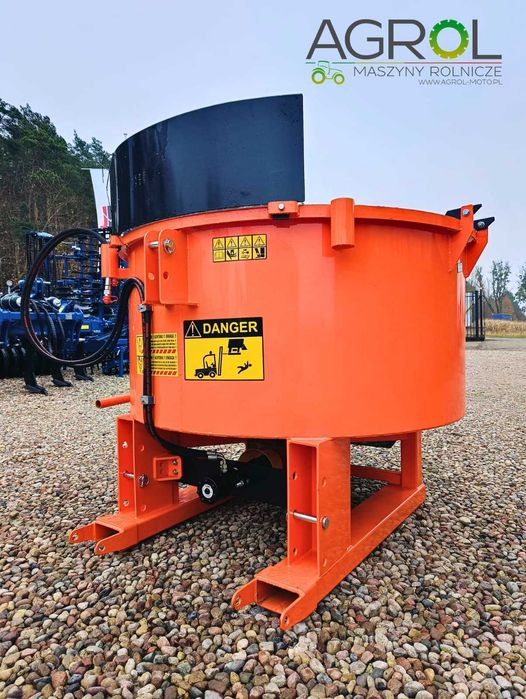 MIESZALNIK PASZ BETONIARKA WOM 1200l. Gwarancja! Agro Faktory!