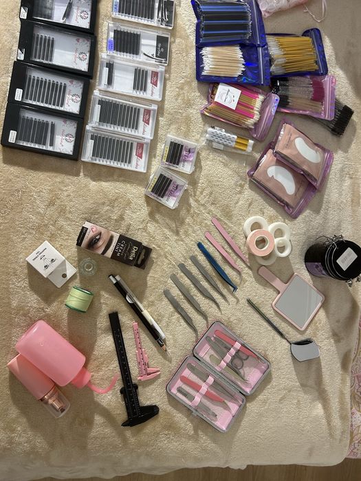 Material de extensao de pestanas