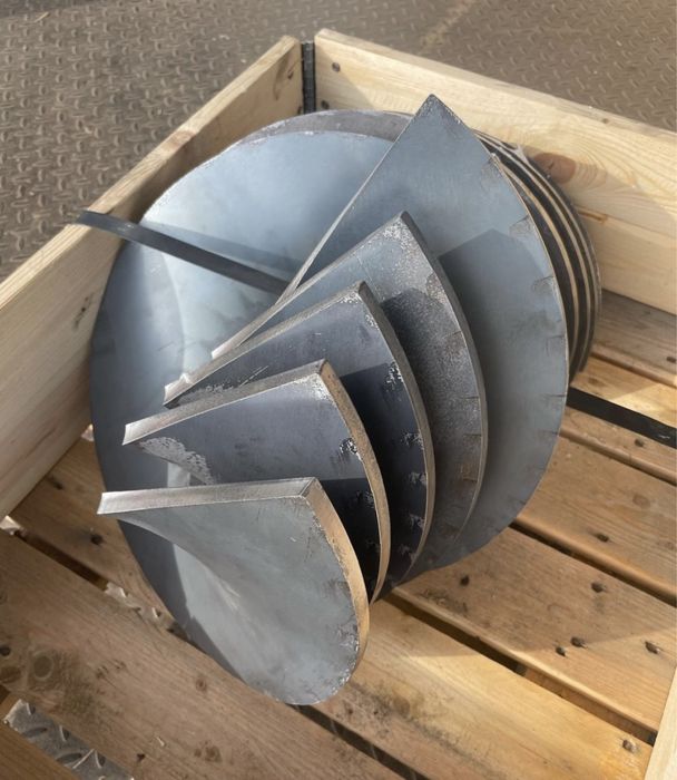 Витки шнека, ремонт шнеков комбайнов