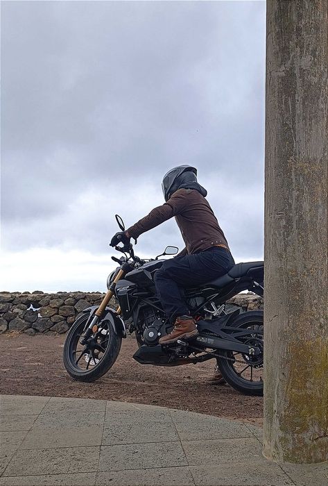 Casaco mota estilo urbano