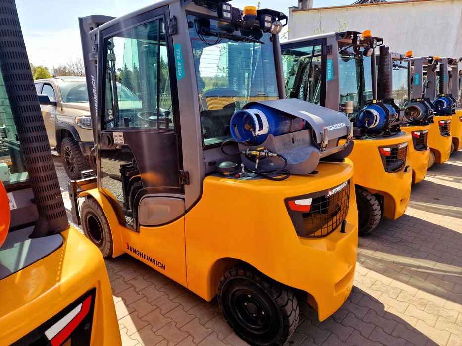 Jungheinrich TFG 435s 3.5t GAZ Pozycjoner Wózek Widłowy 5m Triplex LPG