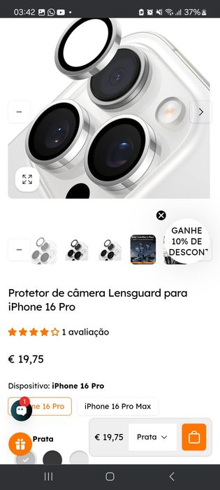 Kit completo para iphone 16 pro