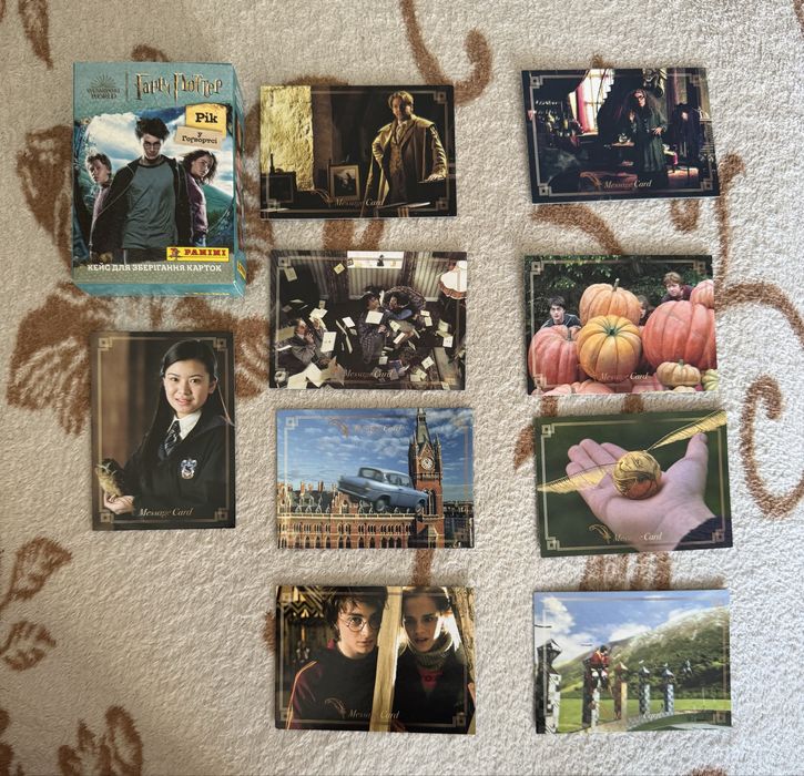 Картки Panini Гаррі поттер , наклейка Паніні Рік у Гогвордсі і Чаклунки та чарівники