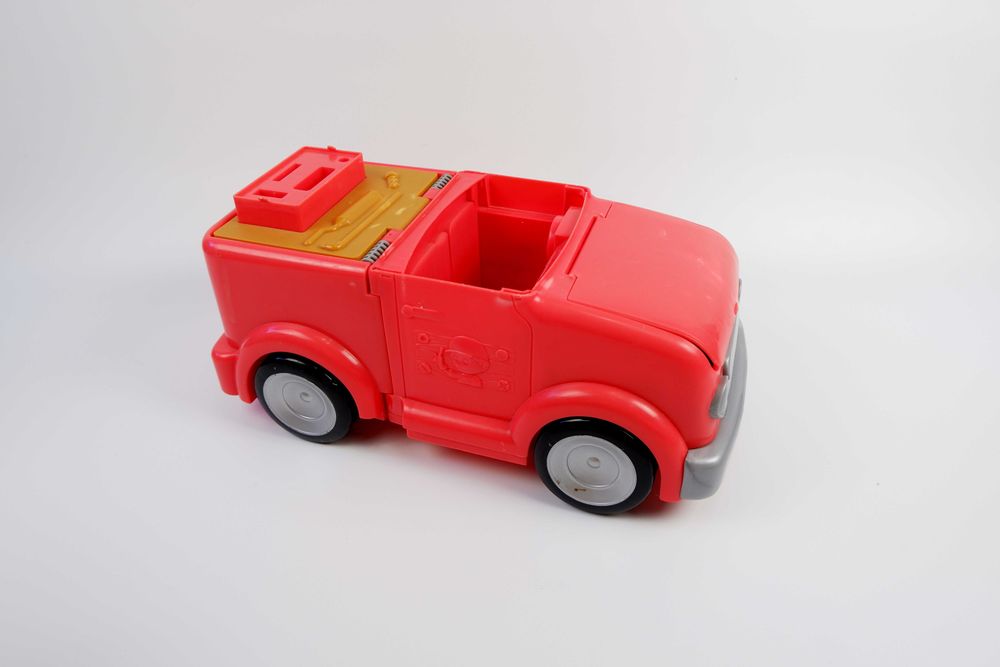 Грузовик мастерская для мальчика машинка трансформер машина mattel