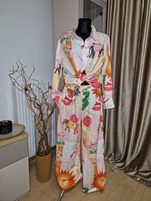 Komplet damski kolorowy