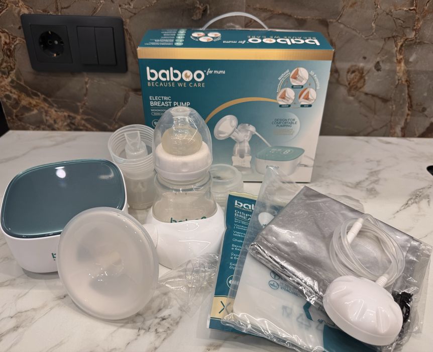 Молоковідсмоктувач електричний BABOO з технологією 3D-всмоктування